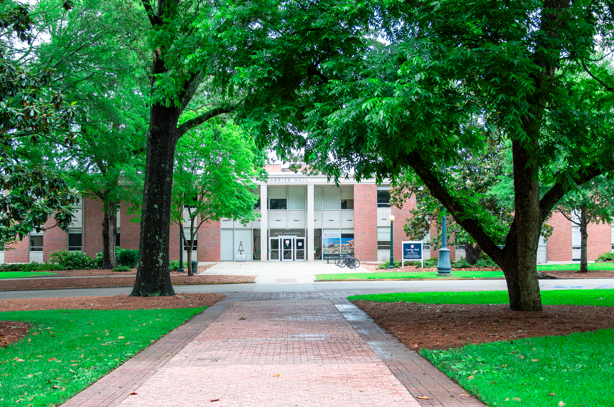 Front of Carrier Hall building