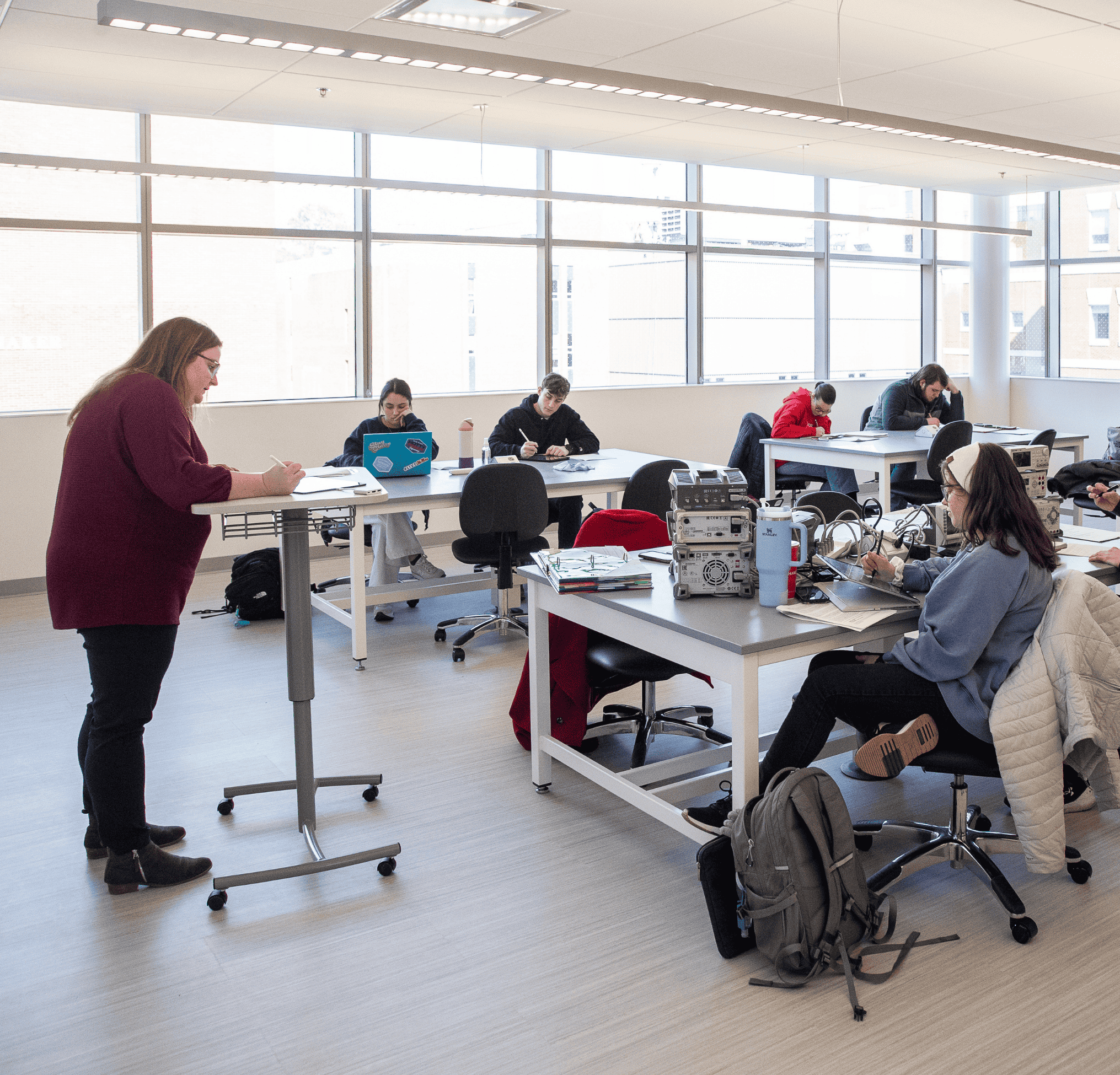 Classroom of students