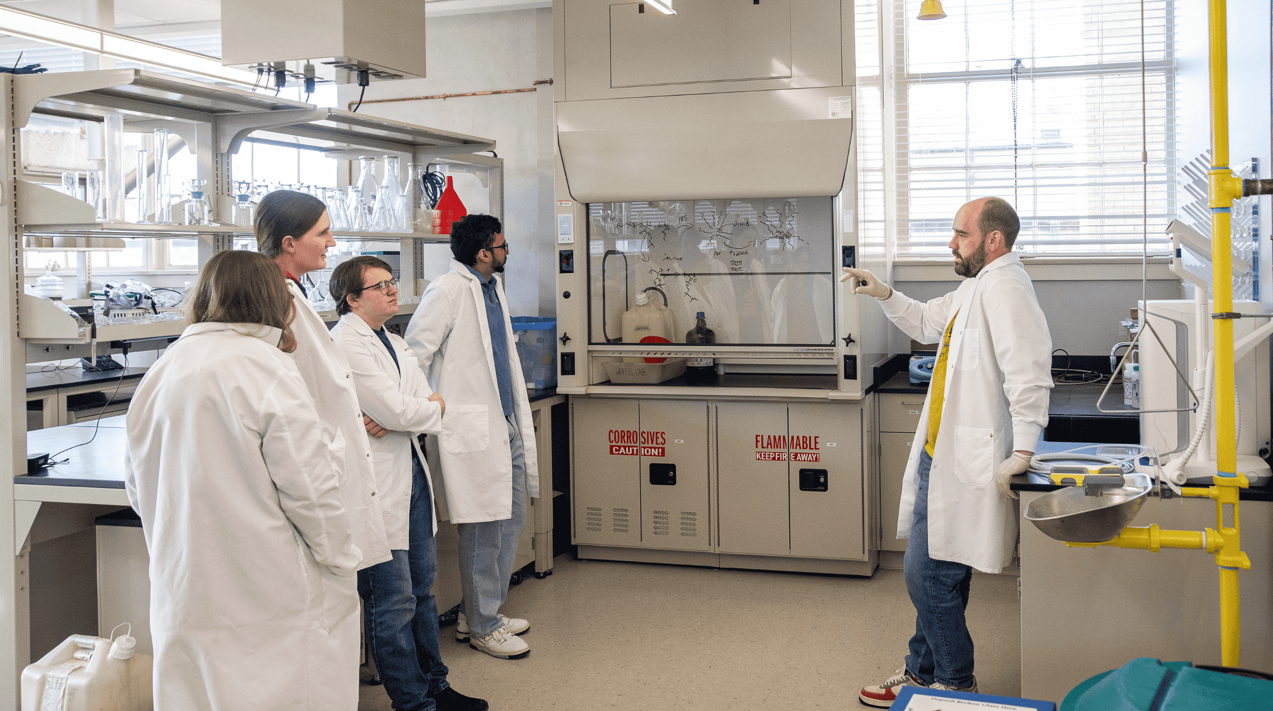 Students in lab