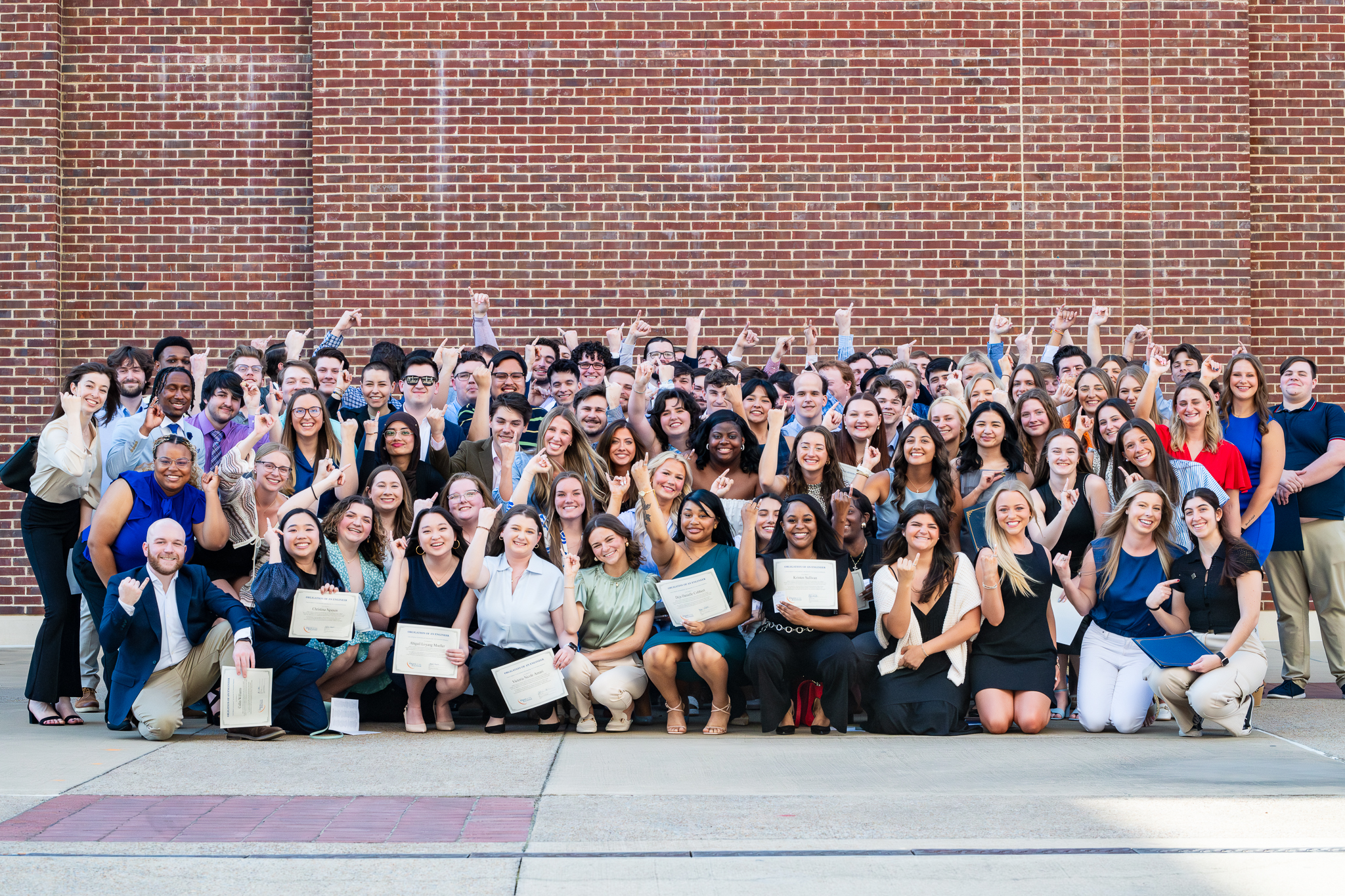 Class of 2025 students gathered to celebrate their induction into Order of the Engineer.